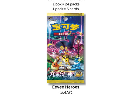 Pokemon Eevee Heroes Nine Colors Gathering Standard Booster Pack cs4aC