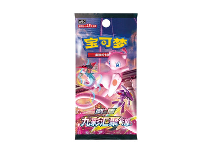 Simplified Chinese Pokemon Mew Nine Colors Gathering cs4bC Box 